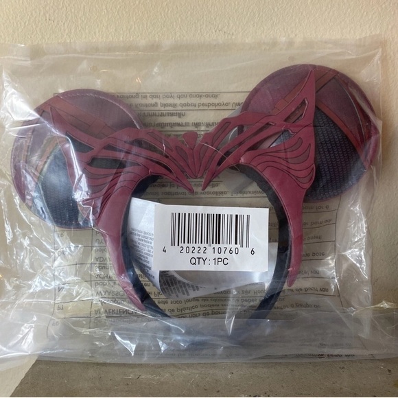 Disney Parks Marvel Wanda Maximoff Scarlet Witch Minnie Mouse Ears Headband NWT main image 4